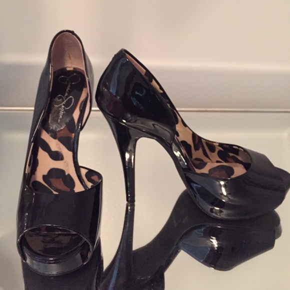 Jessica Simpson Black Heels