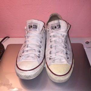 White Converse Size 8