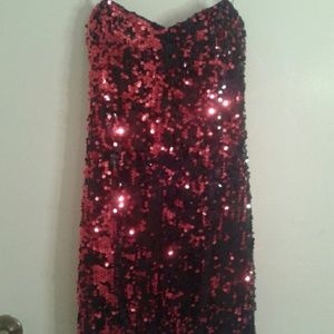 REDUCED! Sequin strapless minidress !