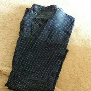 Polka Dot Skinny Jeans