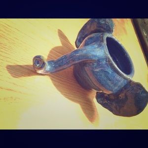 Hand-made pottery elephant