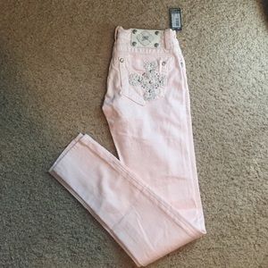 Light pink Miss Me jeans