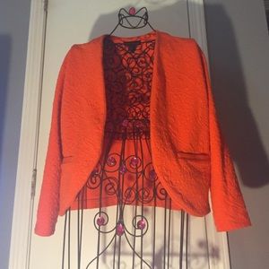 Orange h&m blazer