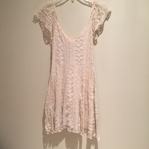 Kimchi blue cream lace dress