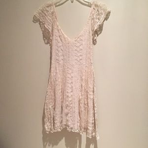 Kimchi blue cream lace dress