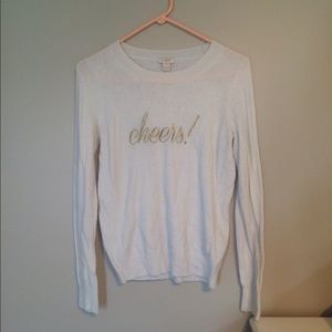 J Crew Cheers! sweater