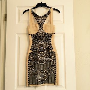 Kim Kardashians bandage bodycon dress.