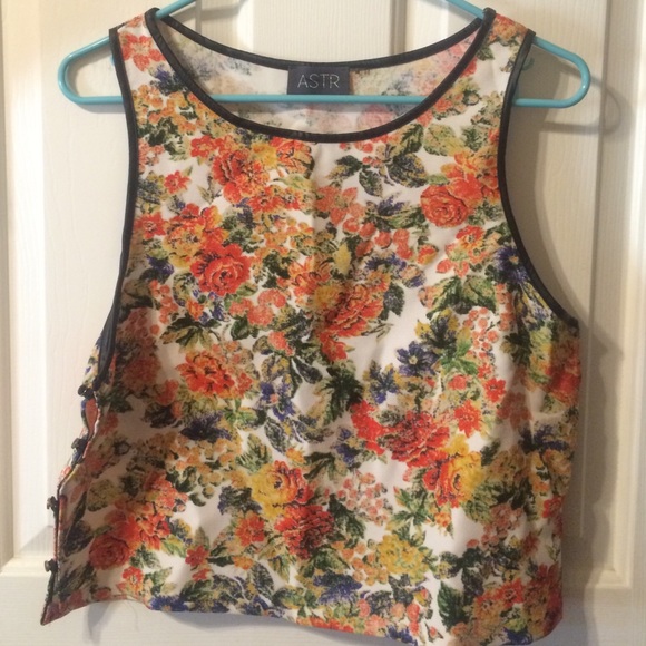 Floral print tank top