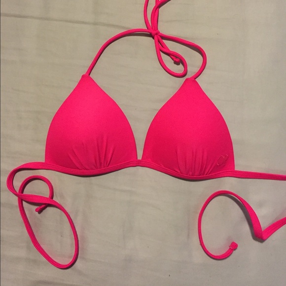 Hot pink bikini top