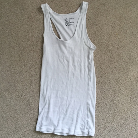 White AE tank top