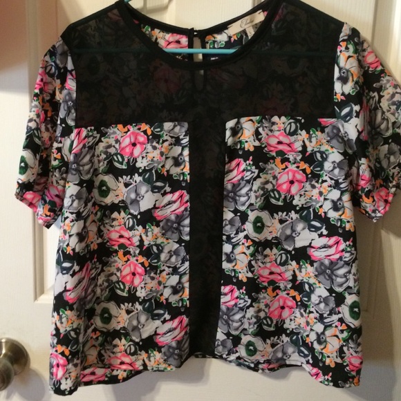 Floral print shirt