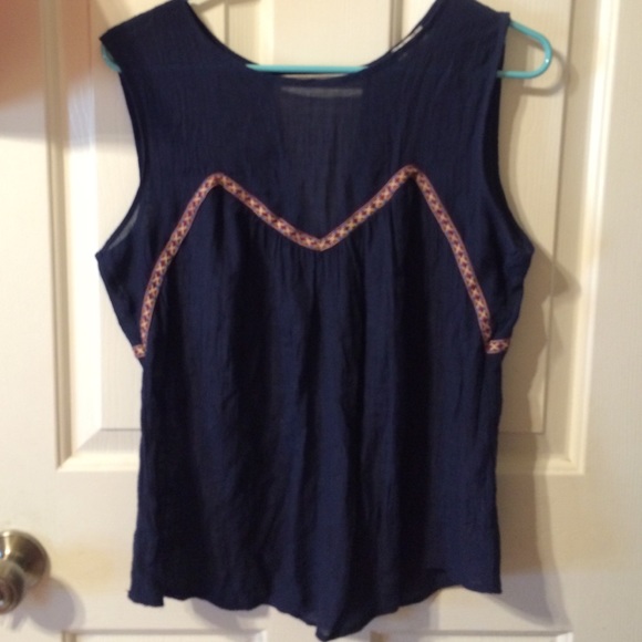 Navy blue tank top