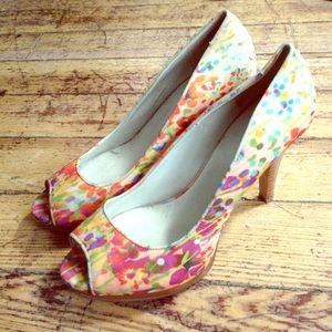 Patterned NINE WEST heels