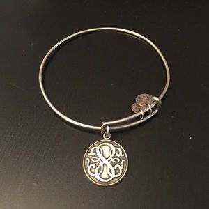 Alex and Ani path of life bracelet, silver