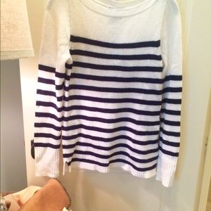 J. Crew Cashmere Striped Sweater