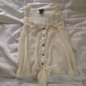 Antique colored sheer tank!