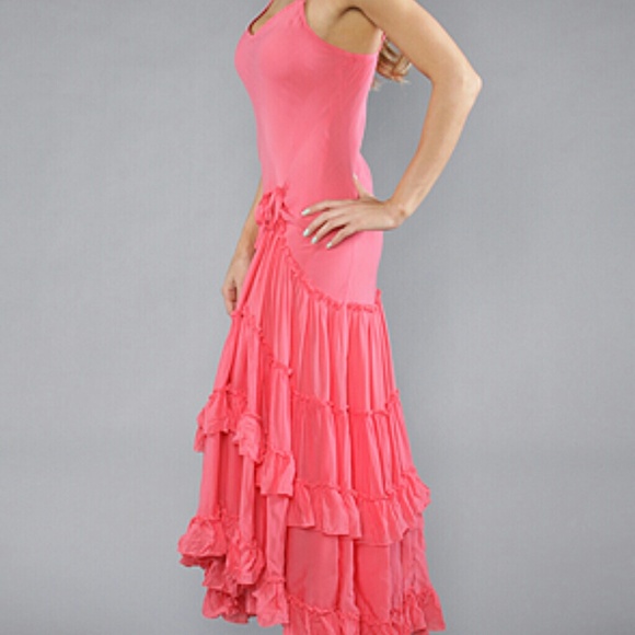 Free People Ruffled Maxi Dress