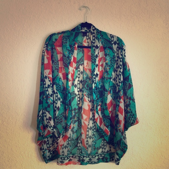 Colorful Kimono by Nue Options - Picture 1 of 4