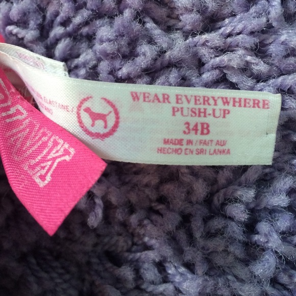 Victoria's Secret PINK zebra push up bra! - Picture 2 of 3