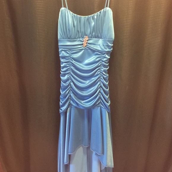Baby blue dress