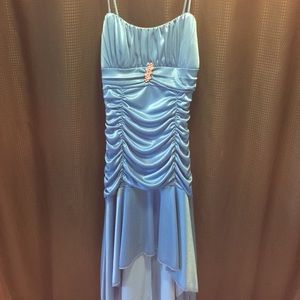 Baby blue dress