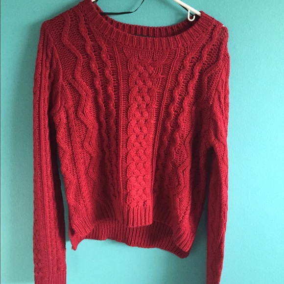 Forever 21 Tops - red never worn sweater