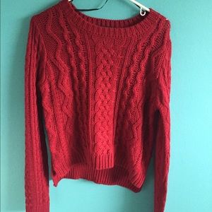red never worn sweater