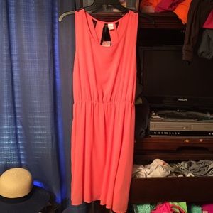 Coral dress
