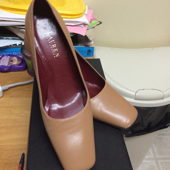 Ralph Lauren Shoes - Sale-Ralph Lauren heels caramel color