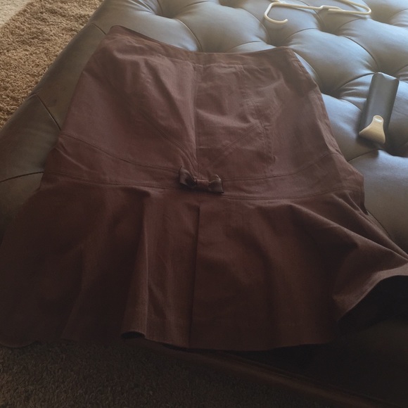 Brown Mac & Jac Skirt!