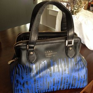 L.A.M.B Fancy Satchel in Barcode
