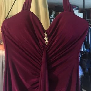 Plum colored dress