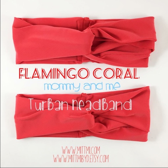 Mommy and me turban headband set