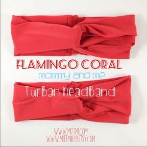 Mommy and me turban headband set