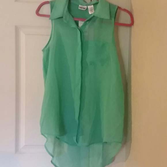 Seafoam green High low top