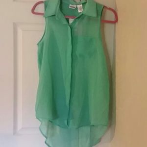 Seafoam green High low top