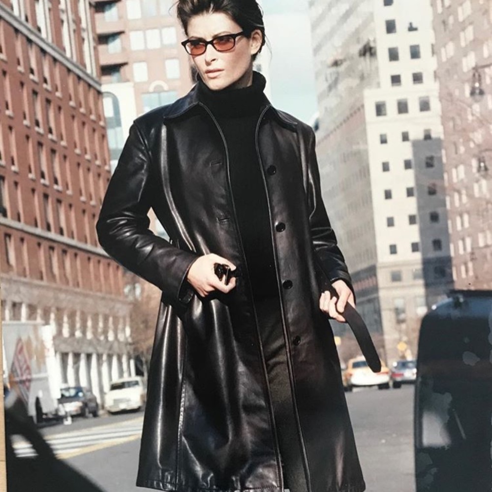 ❤️Vintage PRADA leather coat