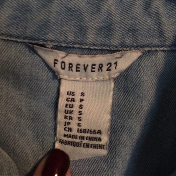 Denim romper with open back - Picture 3 of 4