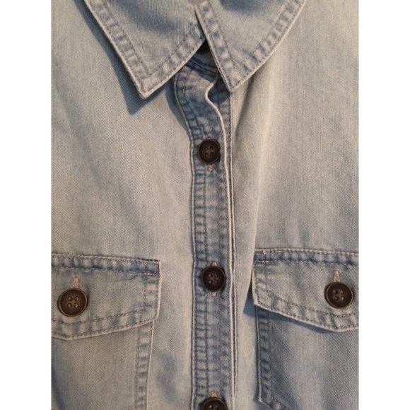 Denim romper with open back - Picture 4 of 4