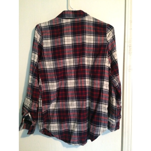 Red and navy flannel - Picture 2 of 4