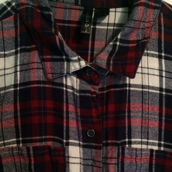 Red and navy flannel - Picture 4 of 4