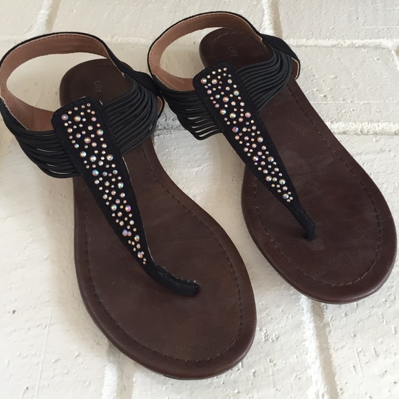 Black sandals
