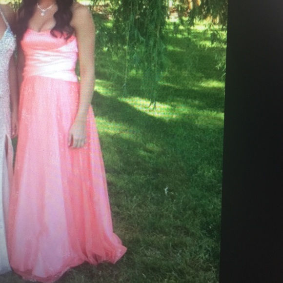 Pink ball gown