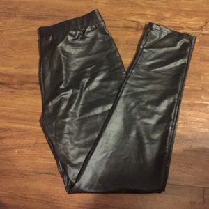 Forever 21 leather leggings!