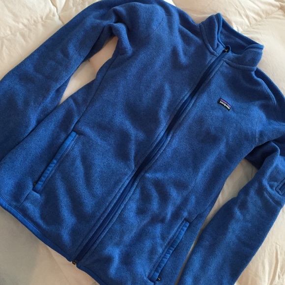 Patagonia Jackets & Blazers - Patagonia blue women's M zip up sweater jacket