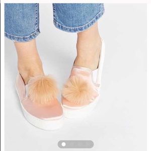 Brand new ASOS pom Pom sneakers