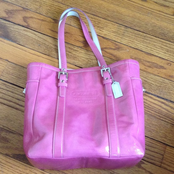 Pink coach purse