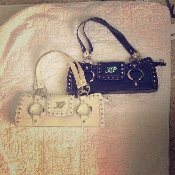 BLACK/WHITE BABY PHAT HANDBAG