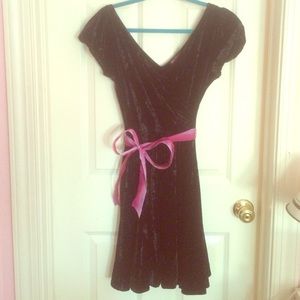 Betsey Johnson crushed velvet dress