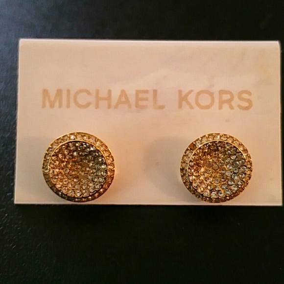 Michael Kors "Brilliance" earrings. NWT